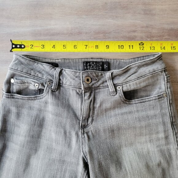 Lucky Brand Lolita Skinny Jeans Women 6/28 Gray Low Rise Ankle Stretch - Picture 5 of 8